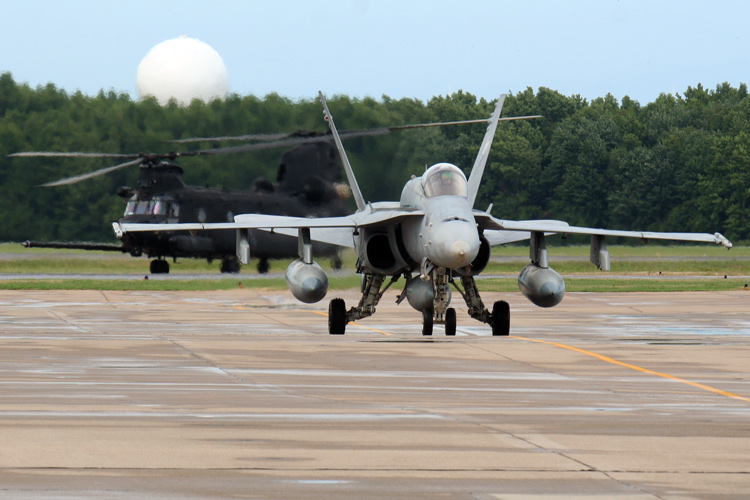 Naval aviators from VFA-83 "Rampagers" return home to NAS Oceana from a 5 month deployment overseas aboard USS Dwight D. Eisenhower (CVN 69).  � Mike Lynaugh