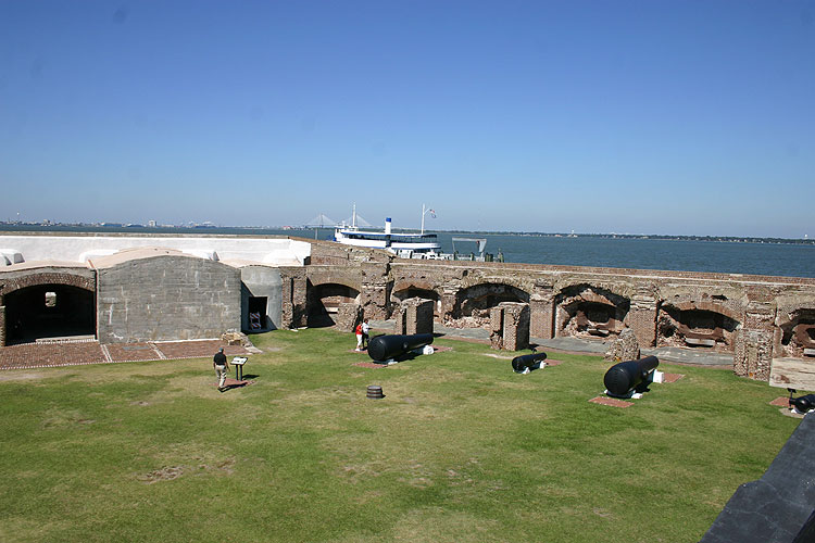 Inside Fort Sumter in Charleston Harbor  � Mike Lynaugh