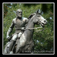  The bronze equestrian statue of General Stonewall Jackson in Charlottesville, Virginia.  It was sculpted by Charles Keck at the request of the National Sculpture Society.  The statue was dedicated on October 19, 1921.  � Mike Lynaugh Photography