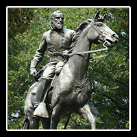  The bronze equestrian statue of General Stonewall Jackson in Charlottesville, Virginia.  It was sculpted by Charles Keck at the request of the National Sculpture Society.  The statue was dedicated on October 19, 1921.  � Mike Lynaugh Photography