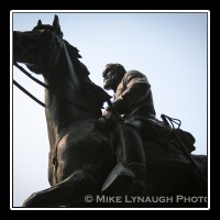  The bronze equestrian statue of General Stonewall Jackson in Charlottesville, Virginia.  It was sculpted by Charles Keck at the request of the National Sculpture Society.  The statue was dedicated on October 19, 1921.  � Mike Lynaugh Photography