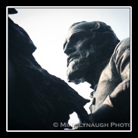  The bronze equestrian statue of General Stonewall Jackson in Charlottesville, Virginia.  It was sculpted by Charles Keck at the request of the National Sculpture Society.  The statue was dedicated on October 19, 1921.  � Mike Lynaugh Photography