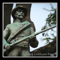 A Confederate Memorial in front of the Albemarle County Courthouse in Charllottesville, VA.  � Mike Lynaugh Photography
