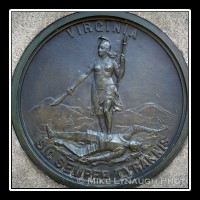 A memorial to the Confederate dead in the University of Virginia Confederate Cemetery in Charlottesville, VA.  � Mike Lynaugh Photography