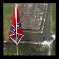 The gravesite of a former Confederate Soldier in the University of Virginia Confederate Cemetery in Charlottesville, VA.  � Mike Lynaugh Photography