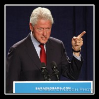 President Clinton & Bruce Springsteen in Parma, OH  � Mike Lynaugh