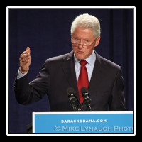 President Clinton & Bruce Springsteen in Parma, OH  � Mike Lynaugh