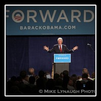 President Clinton & Bruce Springsteen in Parma, OH  � Mike Lynaugh