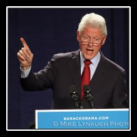 President Clinton & Bruce Springsteen in Parma, OH  � Mike Lynaugh