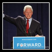 President Clinton & Bruce Springsteen in Parma, OH  � Mike Lynaugh