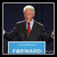 President Clinton & Bruce Springsteen in Parma, OH  � Mike Lynaugh