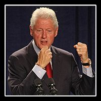 President Clinton & Bruce Springsteen in Parma, OH  � Mike Lynaugh
