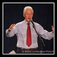 President Clinton & Bruce Springsteen in Parma, OH  � Mike Lynaugh
