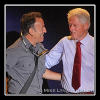 President Clinton & Bruce Springsteen in Parma, OH  � Mike Lynaugh
