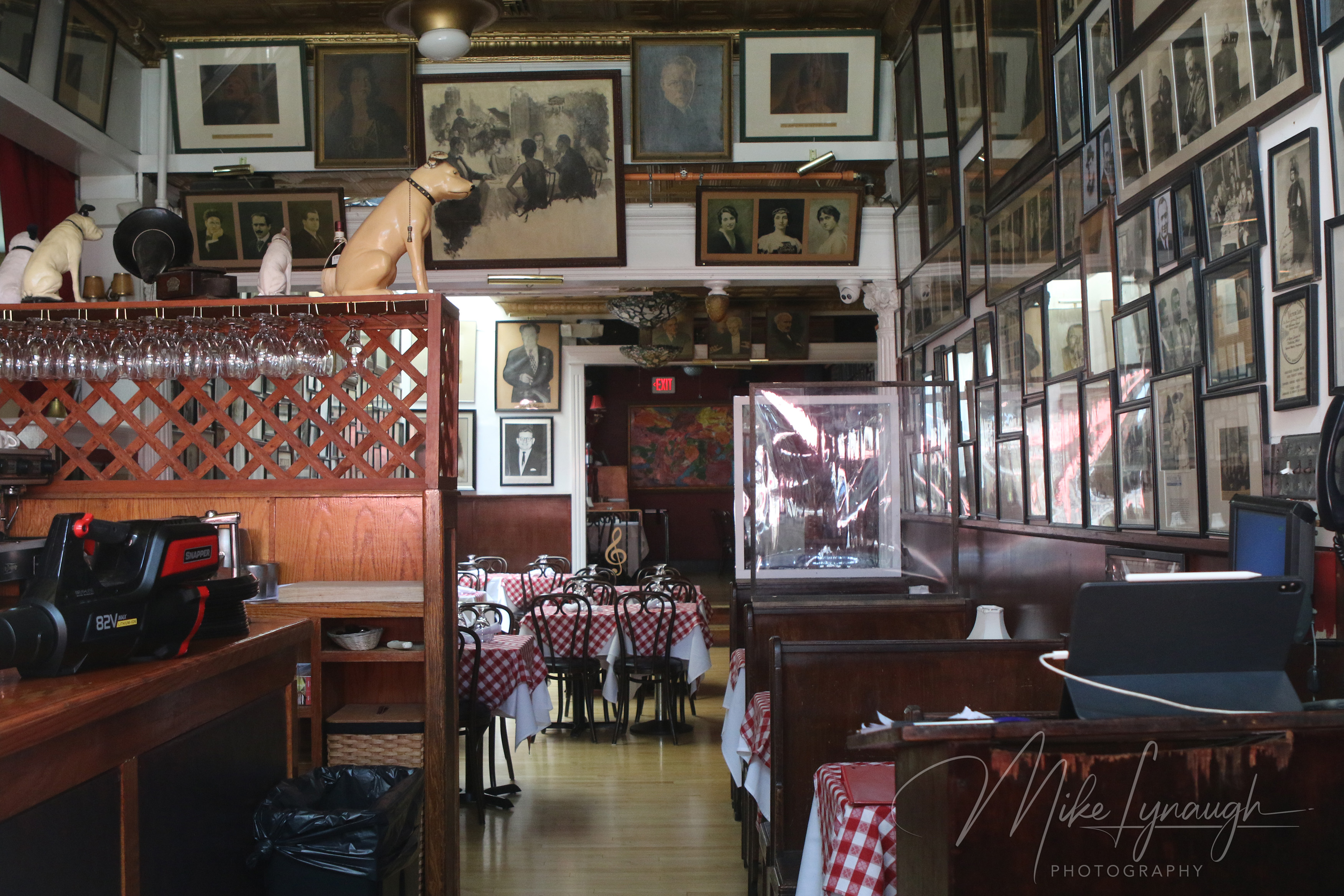 The interior of The Victor Cafe in South Philadelphia. The Victor Cafe doubles as Adrian's Restaurant in Rocky Balboa, Creed and Creed II.