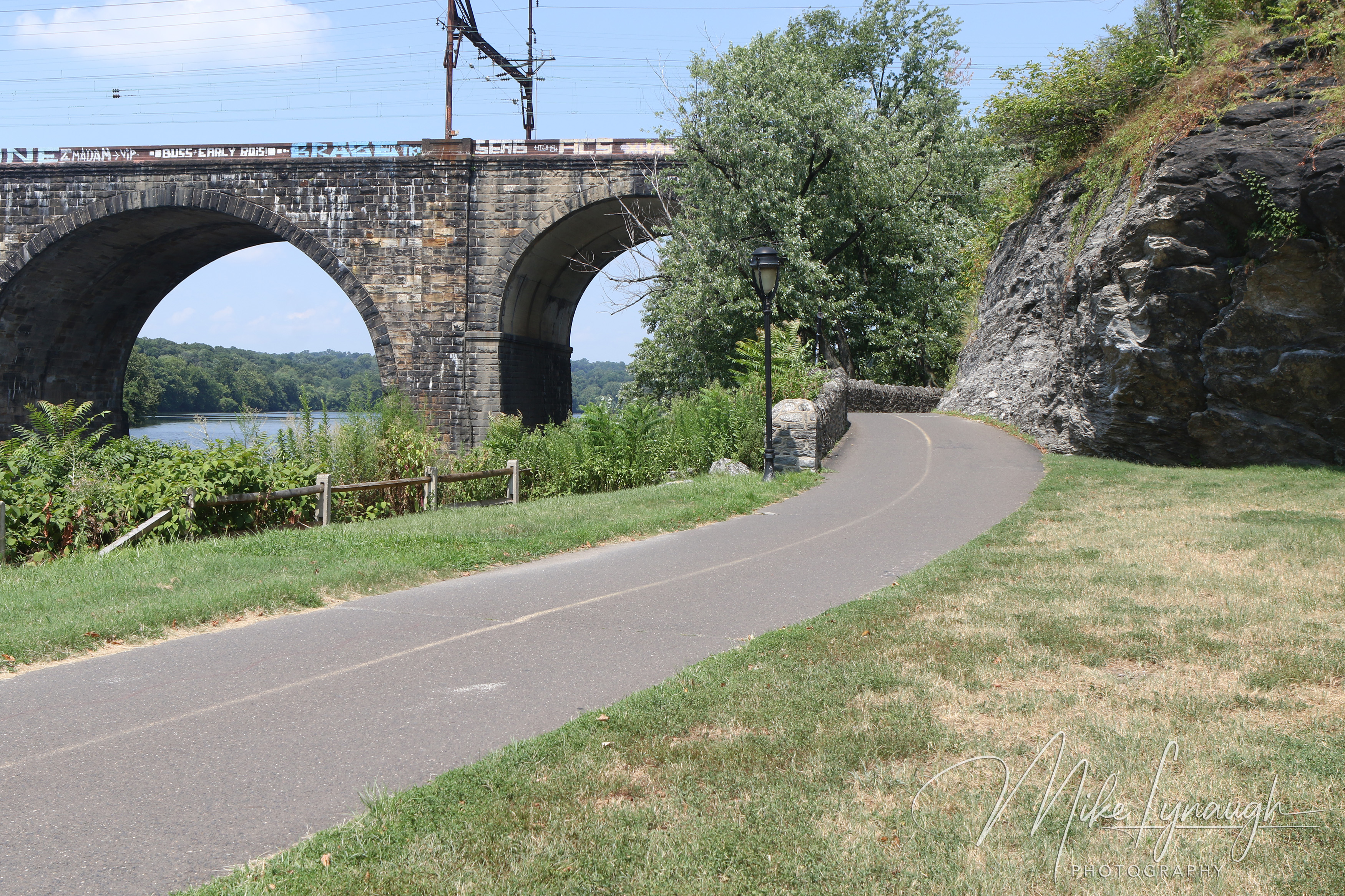 The path along the Schuykill River where Rocky ran during the original 1976 Rocky film.
