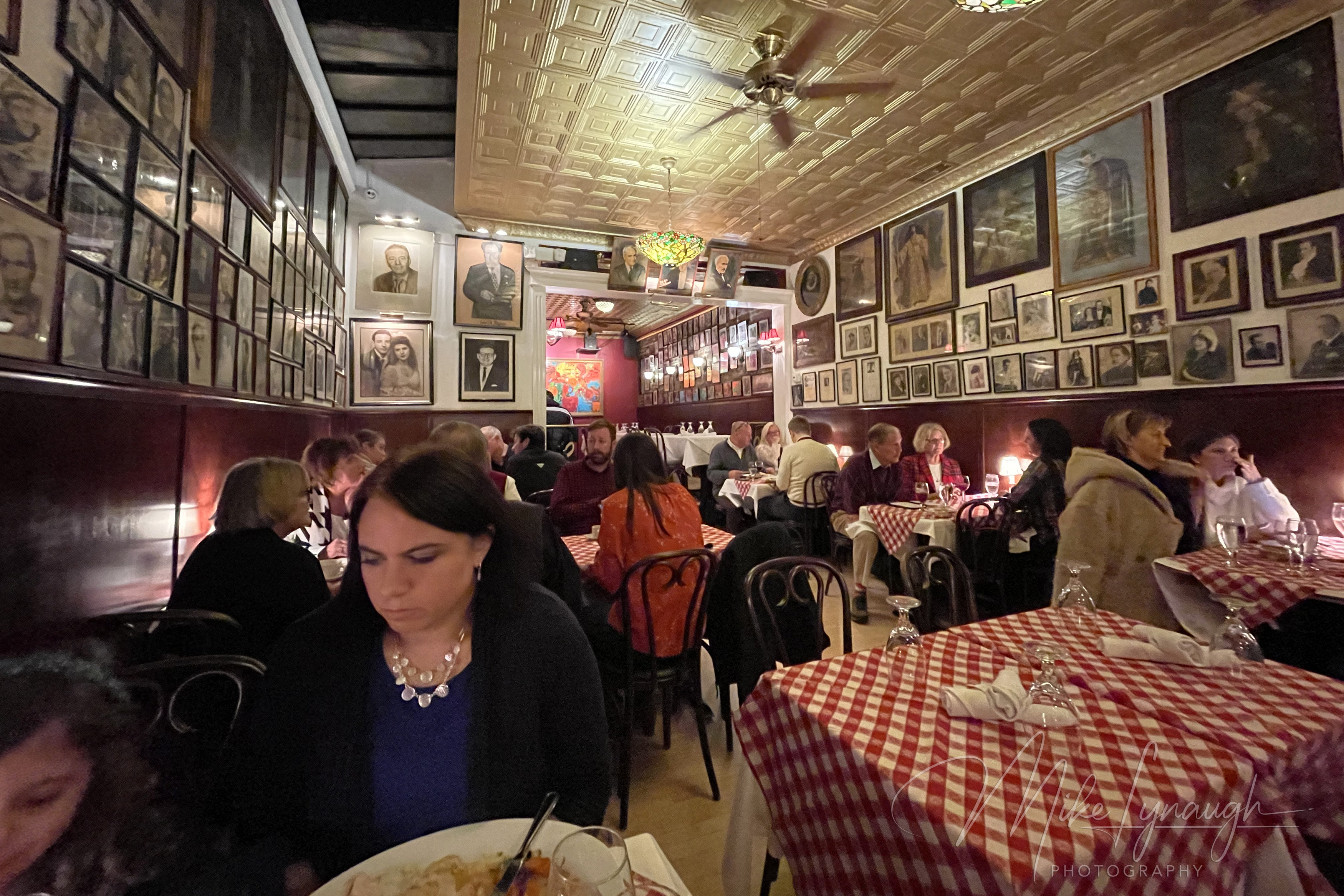 The interior of The Victor Cafe in South Philadelphia. The Victor Cafe doubles as Adrian's Restaurant in Rocky Balboa, Creed and Creed II.