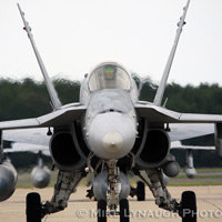 Aviators of VFA-83 "Rampagers" return home to Naval Air Station Oceana following a 6 month deployment in the Gulf on the USS Eisenhower on July 27, 2010.  � Mike Lynaugh