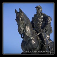 The Stonewall Jackson Monument stands in the approximate location the general held on Henry Hill during First Manassas.  It was here that Jackson earned the nickname "Stonewall" when General Barnard E. Bee tried to rally his men and said, "Form, form, there stands Jackson like a stone wall, rally behind the Virginians!"   Bee suffered a mortal wound a short time later on this same field.  � Mike Lynaugh Photography