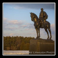 The Stonewall Jackson Monument stands in the approximate location the general held on Henry Hill during First Manassas.  It was here that Jackson earned the nickname "Stonewall" when General Barnard E. Bee tried to rally his men and said, "Form, form, there stands Jackson like a stone wall, rally behind the Virginians!"   Bee suffered a mortal wound a short time later on this same field.  � Mike Lynaugh Photography