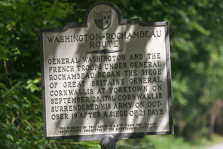 The Washington-Rochambau route into Yorktown, Virginia  � Mike Lynaugh